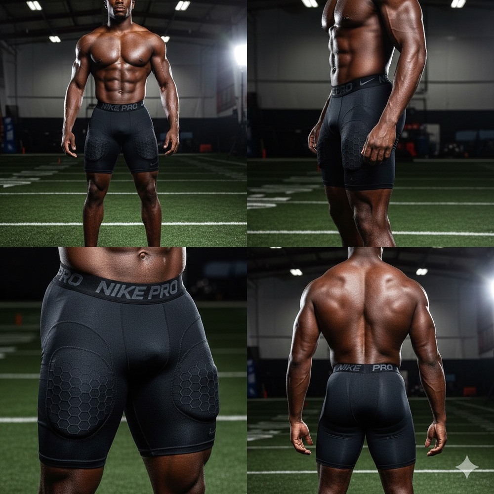 Nike Pro Combat Hyperstrong Men’s Padded Athletic Shorts Small Great condition